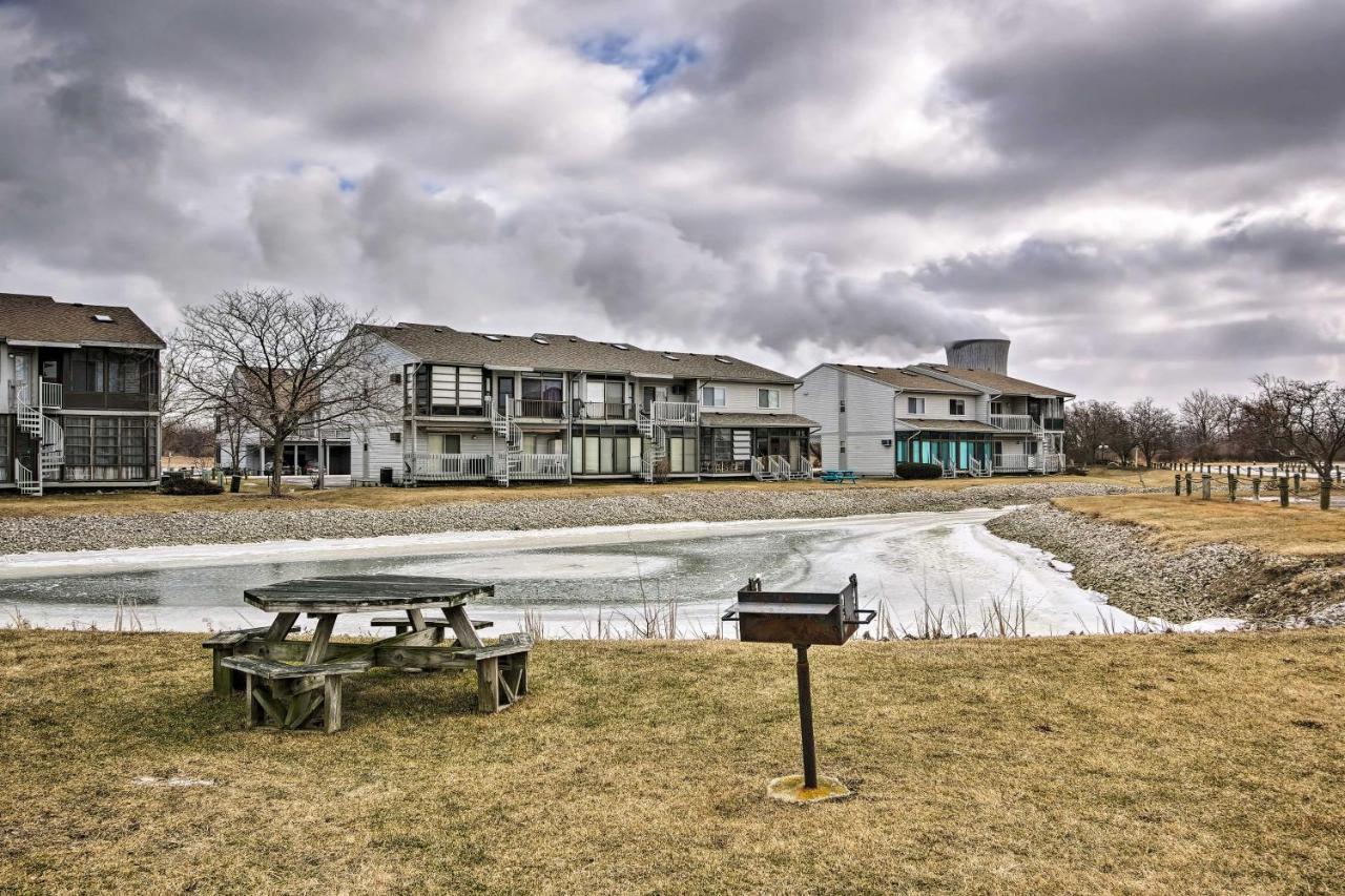 Condo With Balcony, Dock And Access To Lake Erie Sand Beach Esterno foto